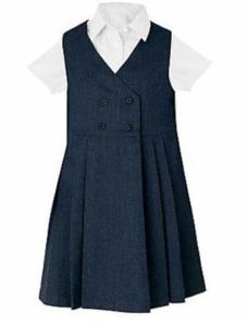 Cotton Girls School Pinafore