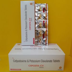 Cefpodoxime potassium clavulanate tablets