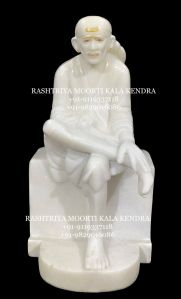 12 Inch Marble Sai Baba Statue