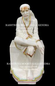 36 Inch Marble Sai Baba Statue