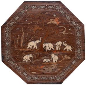 Octagonal Shaped Wall Painting