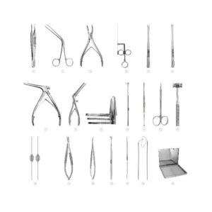 Stainless Steel DCR Surgery Set Of 20 Instruments