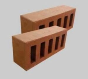 5 Holes Clay Perforated Bricks