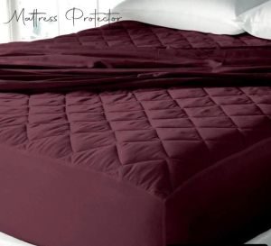 Hotel Wine Brown Mattress Protector