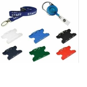 Blue ID Card Lanyard