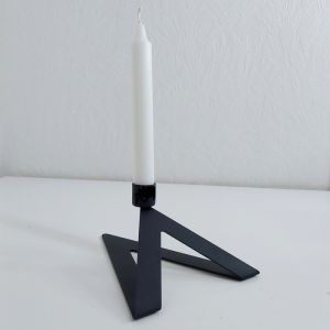 BLACK CANDLE STAND