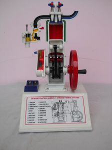 Petrol Engine 4 Stroke Model