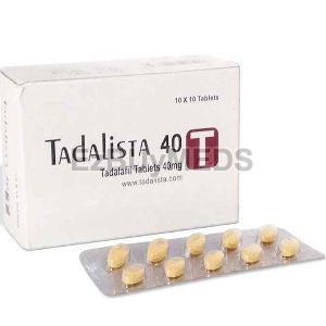 Tadalista 40mg Tablets