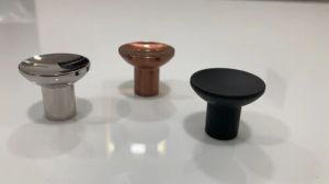 Stainless steel cabinet knob