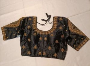 Ladies Embroidery Silk Blouse