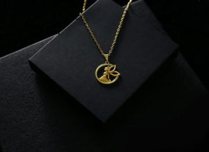 Gold Plated Chain With Pendant