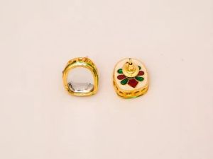 Round Kundan Earring