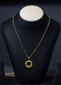Gold Plated Chain With Pendant