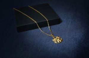 Gold Plated Chain With Pendant