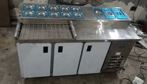 Stainless Steel Pizza Makeline