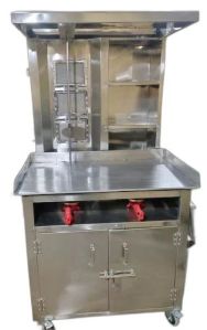 Stainless Steel Big Cabinet Shawarma Machine
