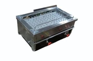 Stainless Steel Table Top Charcoal Operated Barbecue Grill