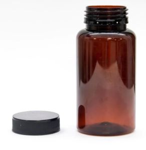 150ml amper pet tablet container with screw cap