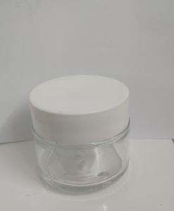 50gm glass cosmetic jar