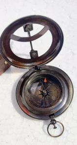 4.5 Inch Brass Sundial Direction Compass