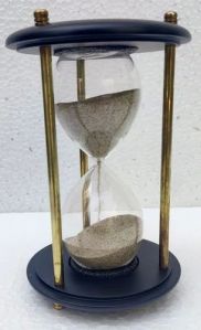 5 Minute Brass Hourglass Sand Timer