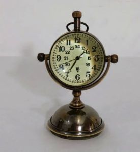 Brass Antique Table Clock