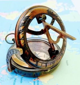 Brass Nautical Pocket Compass