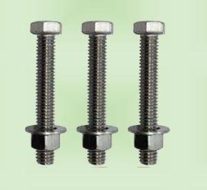 10mm MS Nut Bolt with Washer