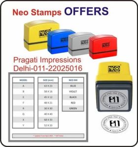 Neo Pre Ink Stamp Holder