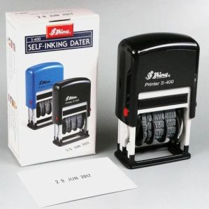 Shiny Self Inking S-400 Date Stamp