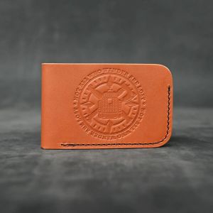 Bi Fold Embossed Leather Wallet