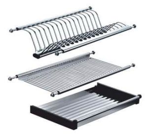 Stainless steel Dish Rack With Drip Tray ( GTPT )