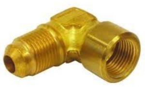 Brass high pressure elbow