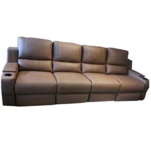Motorized Recliner Leather Sofa