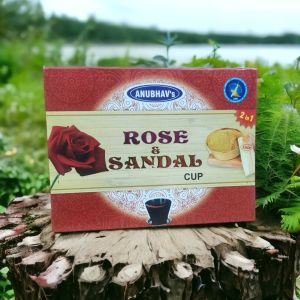 Rose and Sandal Sambrani Cup