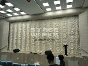 Vertical Motorized Stage Curtain