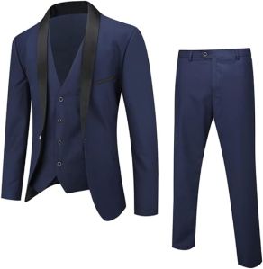 Dark Blue Wedding Suit Business Suit Couple Dating Suit