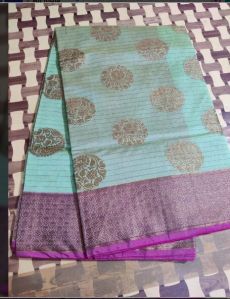 Designer Cotton Boota Saree