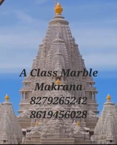 White Marble Temple Shikhar Dome