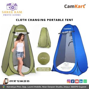 out door foldable Cloth changing tent tracking time