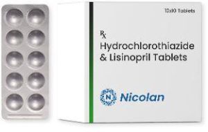 hydrochlorothiazide lisinopril tablets