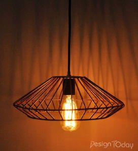 Vintage Cage Ceiling Light