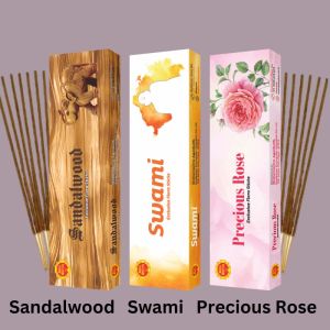 Natural, organic and exclusive fragrance incense sticks