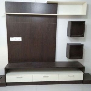 Modular Wooden TV Unit