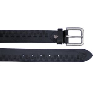 Men Black Full Grain Leather Belt