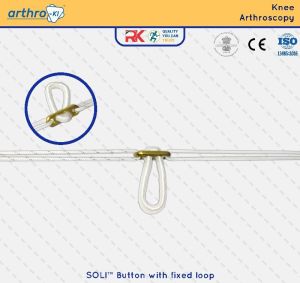 Endo Button with Fixed Loop