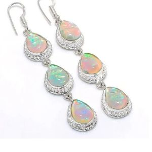 Opal Stone Earring