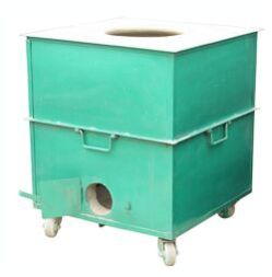 Mild Steel Square Tandoor with Cemented Top