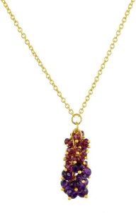 natural amethyst ruby necklaces