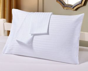 Rekhas Premium Cotton Pillow Cases Covers, Satin Stripe
